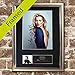 Price comparison product image KATE MOSS Signed reproduction autograph high quality SILVER FRAMED Photo RE-PRINT A4 21x30cm