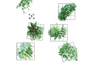 GYSRXS 6 sztuk naklejki ścienne rośliny PCW zielona roślina naklejka ścienna 3D dekoracyjna naklejka ścienna, dekoracja do salonu, sypialni, sofy w tle ściany