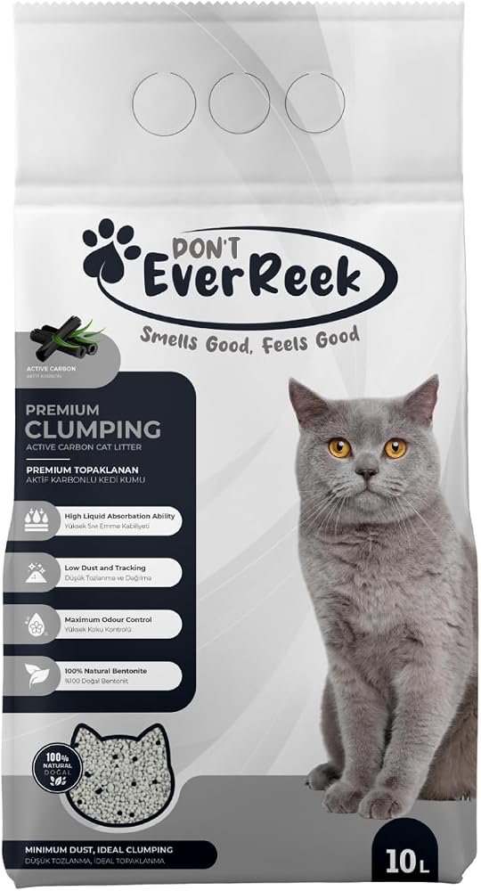 Ever Reek Kedi Kumu (10 Litre, Aktif Karbon)