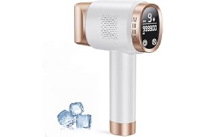 BLISSKY 21J Depiladora Laser IPL con con Función de Refrigeración, 600 NM Depiladora Luz Pulsada con Pantalla Táctil LCD, 9 Nivel de Energía, 999.900 Flashes para Piernas, Bikini, Axilas, Cara, Cuerpo