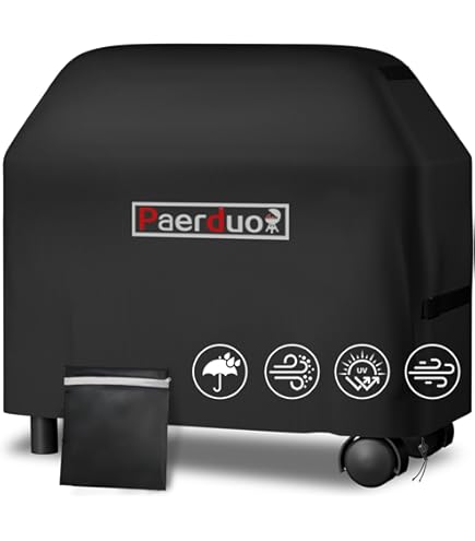 ProTool Housse Barbecue, Bâche De Protection Couverture BBQ à Gaz, Chiffon De Grill Imperméable Anti Vent/Anti UV/Anti L'eau/Anti L'Humidité/Antipoussière Tissu Oxford Résistant 80 X 60 X 100