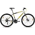 Firefox Bikes Bad Attitude 6-27.5T, 21 Speed Mountain Cycle for Above 13 Years Unisex, 18 Inches Frame Steel (Black and Silver)