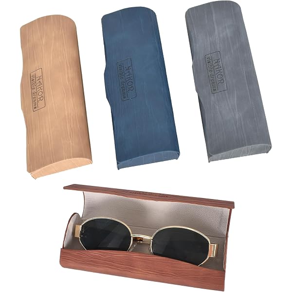 Lot De 4 Étuis à Lunettes Souples OWLMATE - Cuir Souple, Protection Rayures, Portable - Multiusage