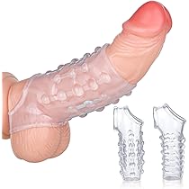 BDSMYEE 2 IN 1 Penishlle Herren,Penismanschetten mit  Schamlippenmassage,Penis Sleeve Penisringe Hodenringe Penis Hlle  Sexspielzeug fr Paare extrem sex,Sex Spielzeug fr die Mnner (Hautfarbe)  : Amazon.de: Drogerie & Krperpflege