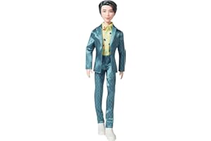 Mattel BTS - Muñeco RM, figura de colección, miembro banda coreana de K-pop ( GKC90)