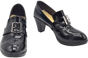 GSFDHDJS Cosplay Stiefel Schuhe for Black Butler Ciel Phantomhive Short Heels