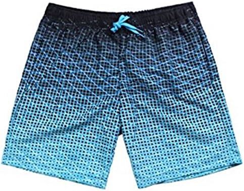 JameStyle26 Men's Swimming Shorts - Blue - Medium