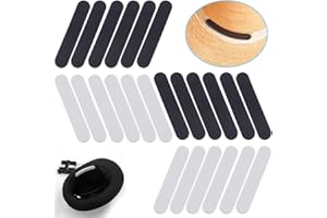 KLYNGTSK 24 PCS Hat Size Reducer EVA Foam Hat Size Tape Self-Adhesive Hat Sizer Reducing Tape Cap Sweat Band for Baseball Cap Peaked Cap Sun Top Hat (Black and White)