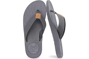 KuaiLu Klapki Męskie Skórzane Letnie Plażę Skóra Paskiem Japonki Kąpielowe Basenowe Zapasnicze Sandały Platformie Antypoślizgowy Gumowe Buty