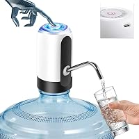 BLACK OLIVE Wireless Drinking Water Bottle Pump upto 25 Litres | Stainless SteelUSB Charging Automatic Jug Dispenser for…