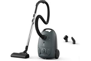 Electrolux Clean 500 Aspirateur avec Sac Puissant EB51C1OG, Compact, léger, éco Responsible, Suceur Combiné Lisse, Maniabilité Facile, Contrôle Manuel de la Puissance, Taille compacte, Vert océan