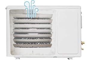 Oversold88 Cubierta de Aire Acondicionado para Unidad Exterior de CA, Cubierta de Rejilla con Rejilla de Salida de Aire Deflector de Aire Acondicionado, Cambie la dirección del Viento