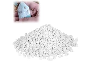 SALUTUYA Medios De Relleno De Cerámica, Herramienta Para Hacer Joyas, Material Abrasivo De Pulido Triangular De 3 Libras Para Todo Tipo De Vasos Para Piedras