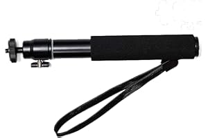 TRAVELER HD PNJ Sp1N Perche télescopique pour Caméra et Appareil Photo Noir