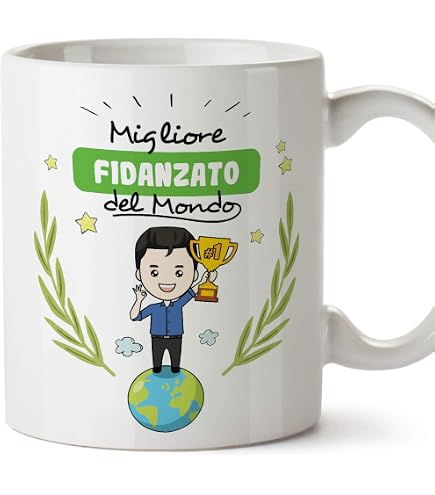 Tazza Personalizzabile CSM Informatica – Capa Migliore Del Mondo Con Corona Di Cuori, 11oz, Ceramica, Made In Italy, Idea Regalo Compleanno Natale - 3
