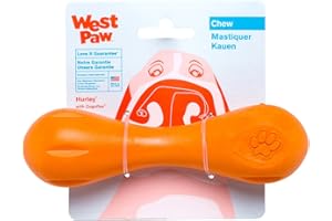 WEST PAW Zogoflex Hurley Jouet pour Chien Taille S Tangerine Orange