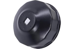 HISports Clé à filtre à huile 76 mm 14 pans Clé à douille Clé à filtre à huile Outil Jeu de filtres à huile Clé de solution Compatible avec Mercedes-Benz Porsche Audi BMW Opel VW