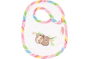 Heless 979 Bavoir pour poupée Paresseux en Peluche Taille 38-45 cm