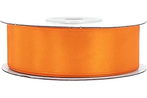 CREATIVERY Ruban de satin de 25 mm x 25 m - Couleurs au choix : 3/6/12/18/25/38/50/75/100 mm - Couleurs résistantes et lavable - Ruban pour mariage - Ruban cadeau, pour emballage, décoration, loisirs créatifs -