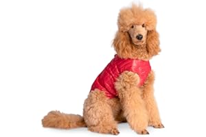 Selente Paw Parade Manteau imperméable pour chien de petite et moyenne taille avec doublure en polaire (fabriqué dans l'UE), framboise, taille 0