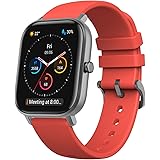 Amazfit GTS Orologio Intelligente Sport Donne, 46 Giorni nel Modello Base GPS + Glonass Biotracker, Rossa, 4.32 x 3.62 x 0.94