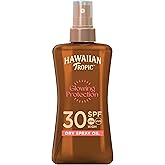 Hawaiian Tropic Glowing Protection Dry Spray Oil SPF30 Koruyucu & Bronzlaştırıcı Yağ 200 Mililitre