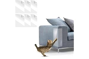 LUHWYJA Protezione Anti Graffi Gatto, 6 Pezzi Proteggi Divano, Mobili, Sedie, Pareti, 30x15cm