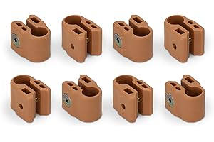 FabiMax 3632 Klemmen für die stufenlose Höhenverstellung des Laufgitterbodens, 8 Stück, beige