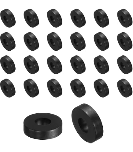 Solid Neoprene Rubber Washers 4mm Thick - Pack Of 2, Custom Size Up To 100mm