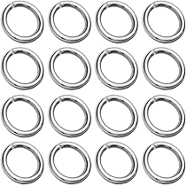 Anneaux Jonction Bijoux My-bead Anneaux Ouverts Argent 925 3mm - Lot De 6 - Sans Nickel - Pour Création Bijoux DIY Accessoires Bijoux DIY Sans Nickel