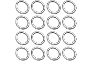 My-Bead 20 Pezzi Anelli Aperti Ø 5mm Rotonda Argento 925 Senza Nichel per la creazione di Gioielli DIY