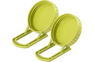 AABDTYYD 2er Pack Keimender Deckel, Keimdeckel mit Ständer für Weithalsgläser, Rostfreie Mesh-Abdeckung mit Kipphalterung für einfaches Entwässern von Sprossen wie Bohnen, Alfalfa, Brokkoli im Hausanbau