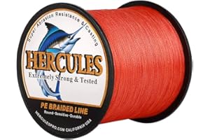HERCULES Braided Fishing Lines 8 Strands 100m-2000m 10lb-300lb Super Strong PE Fishing Wire 109-2187 Yards Multifilament Fishing Line for Saltwater & Freshwater Fishing