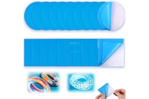 BINXIAOQIN 20 Stück Poolfolie Reparaturset,Pool Reparaturset Unterwasser Klebeband,Pool Flicken Kleber Schlauchboot Poolflicken,Wasserbett Reparaturset Unterwasserkleber,Reparaturflicken Selbstklebend Flickset