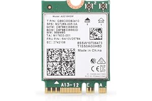 HIGHZER0 ELECTRONICS Intel AX210 WiFi 6E Adapter | Tri-Band 2.4/5/6 GHz | Up to 2.4 Gbps | M.2 for PCs | Bluetooth 5.3 Compatible | Works with Intel, AMD, Windows 10/11, Linux | Model AX210NGW No vPro (AX210)