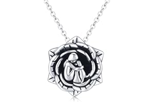 CHENGHONG Dog Necklace 925 Sterling Silver Ashes Necklace for Dog Pendant Pet Urn Necklace for Ashes Keepsake Memorial Gifts Dog Themed Jewellery…