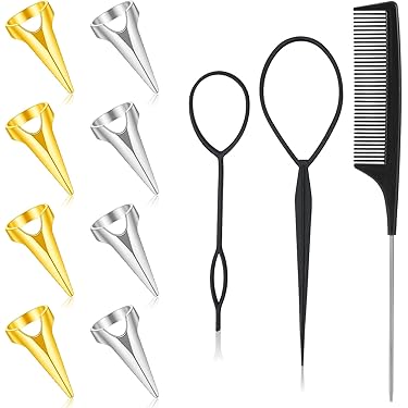 Mia Lockettes, Interlocking Combs, Jaw Clamps For French Twists