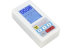 JOPWKUIN Détecteur de Radiation Nucléaire, Compteur Geiger Multi-Affichage Opération Simple Lecture Facile Multifonctionnel Haute Précision pour Rayonnement Nucléaire