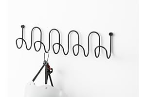 D-Segno Molly Appendiabiti da Parete Design Italiano - in Metallo Colorato, Moderno e Versatile per Ingresso, Soggiorno, Bagno e Ufficio, Ganci Appendiabiti, Attaccapanni da Muro, Made in Italy