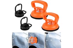 Flintronic Auto Dent przyssawka, podnośnik ssący wytrzymały (zestaw 4 szt.), przyssawka próżniowa, ściągacz gumowy, przyssawka, uchwyt na przyssawkę, podnośnik do podnoszenia szkła, monitora