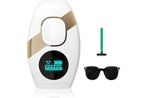 Homirty Epilatore Laser a Luce Pulsata,Peli Donne IPL Laser Hair Removal per Depilazione Donna, IPL Laser Epilazione 5 Livelli di Energia, 999,900 Lampi per Braccio, Gamba, Corpo, Bikini