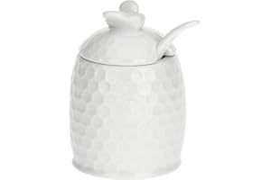 LA PORCELLANA BIANCA LA Porcelaine Blanche - Sucrier avec cuillère à café Aperegina