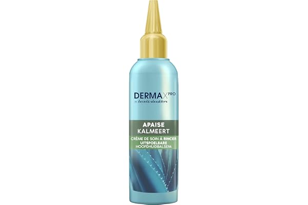 DERMAxPRO by Head & Shoulders APAISE, Crème de Soin à Rincer, Pour Cuir Chevelu Sec Qui Démange, À L'Aloe Vera – 72H d’Hydratation pour le Cuir Chevelu Sec, 145 ml