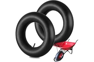 Tkxjry 2 Pezzi Camera d'Aria Multiuso, 3.50-8 Ruota di Ricambio Camera d’Aria, Camera D'aria Per Carrello, Tubo Interno Carriola, per Carrelli a Mano, Veicoli Commerciali, Carrello di Trasporto