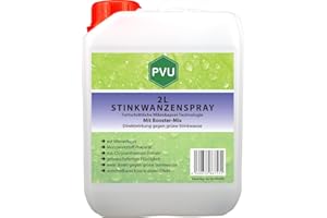 ‎PVU PVU Anti-Wanzen-Spray 2 Liter | Hochwirksam gegen Wanzen & Stinkwanzen aus reiner Chrysamtheme | formuliert in Deutschland
