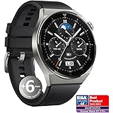 HUAWEI WATCH GT 3 Pro 46mm Smartwatch Orologio Uomo, Quadrante in vetro zaffiro, Monitoraggio della salute 24h, Durata batter