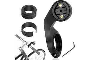 UWOBEFO Manillar Bicicleta Soporte Bicicleta Compatible para GPS Garmin Edge 530 540 520 510 500 200 130 20 25 800 810 820 830 810 1000 1040 1030 Soporte GPS Bicicleta Soporte para Ciclocomputador Negro