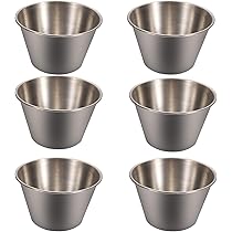 20 Ciotoline Aperitivo Acciaio Inox 75ml - Riutilizzabili, Impilabili, Per Salse E Snack - Foto 7