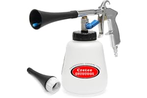 CRETEE 1L coche nieve espuma lanza lavado pistola kit de limpieza con 2 set boquilla conector pulverizador
