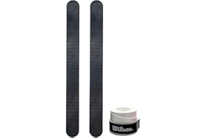 ZRZ Wilson Lot de 2 protections pour raquette de padel Noir 35 x 370 mm